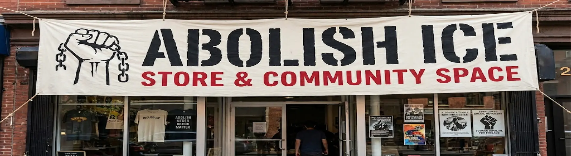 Banner for Abolish ICE Shirt Store